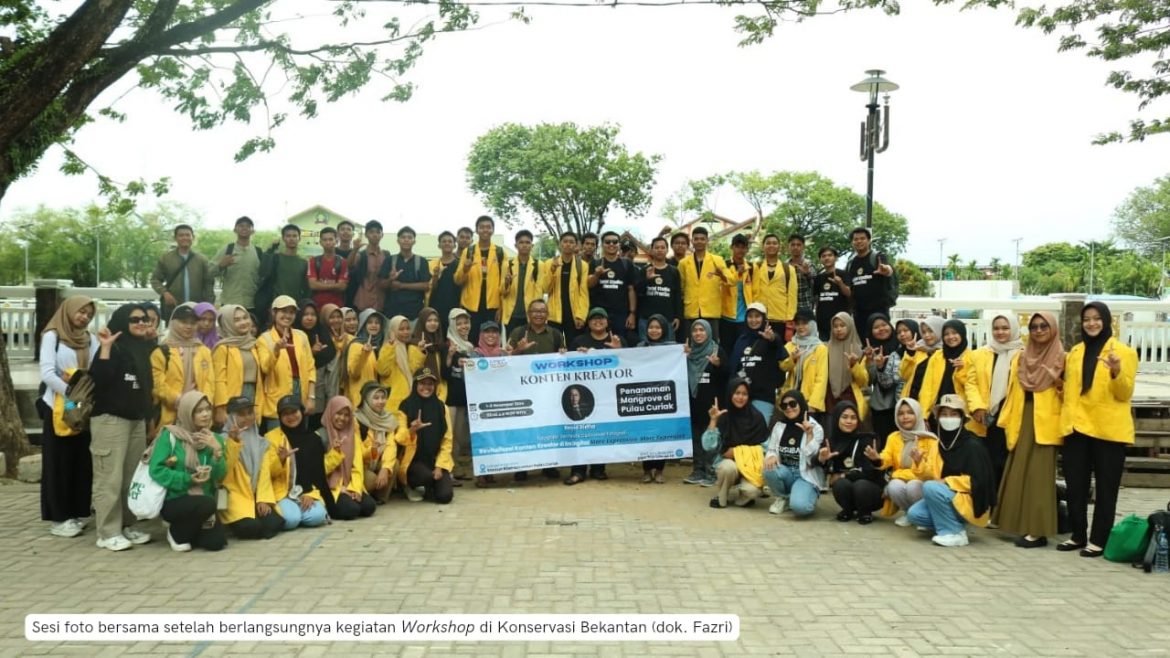 Workshop Kreator Konten Berbuah Aksi Nyata di Konservasi Bekantan