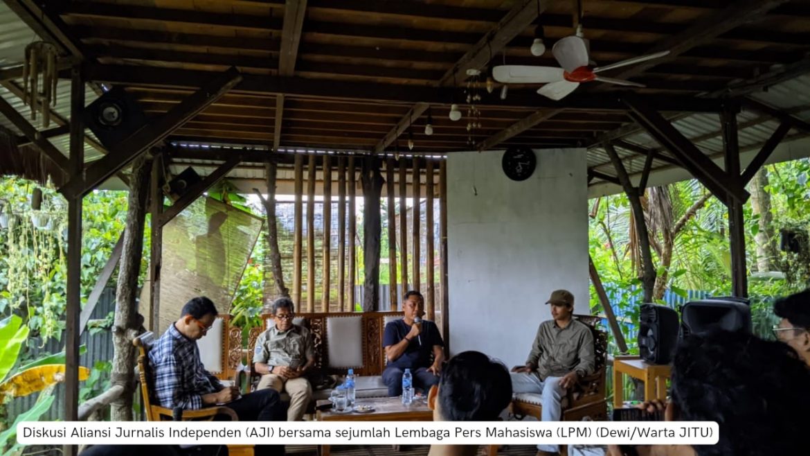AJI Persiapan Banjarmasin Suarakan Solidaritas Pers Lewat Diskusi Publik